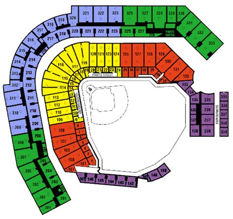 Pnc Park Seating Chart With Seat Numbers Elcho Table