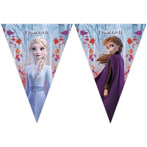 Banderines Frozen 2 | Frozen party decorations, Disney frozen birthday party, Frozen themed ...