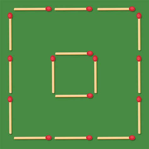 Move 4 Matchsticks To Make 3 Squares Doyouremember
