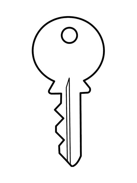 Key Coloring Pages Free Printable Key Coloring Pages