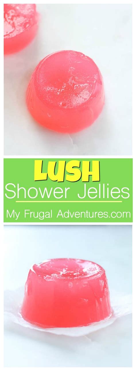Homemade Shower Jellies My Frugal Adventures Recipe Homemade Bath Products Fun Homemade