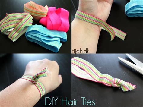 Diy Hair Ties Hårelastikker ⋆ Rijahdk