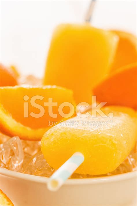 Orange Popsicles Stock Photo Royalty Free Freeimages