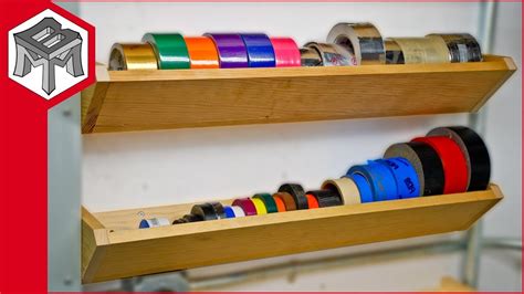 Super Easy Tape Organizer How To Make One Youtube