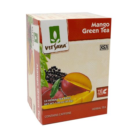 Versana Mango Green Tea Bags Shop Tea At H E B