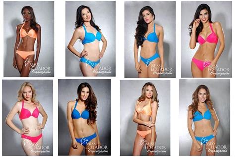 Miss Ecuador 2017 Finalists Stole The Thunder In The Official Swimsuit Photoshoot Swimsuits