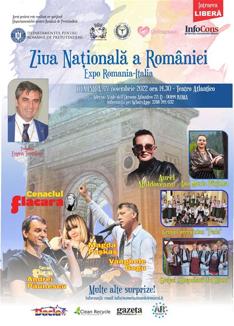 Ziua Națională A României La Roma Cu Invitați Speciali Copii Români