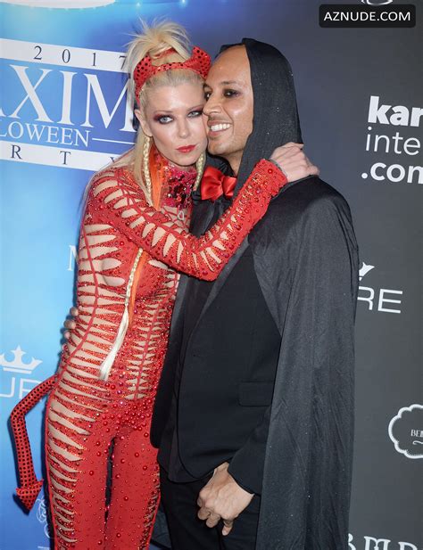 Tara Reid Sexy Some Serious Skin In Bright Red Devil Costume At Maxim Halloween Party Los