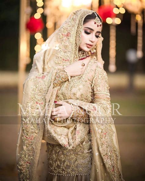 Latest Beautiful Bridal Photo Shoot Of Saboor Ali Reviewitpk