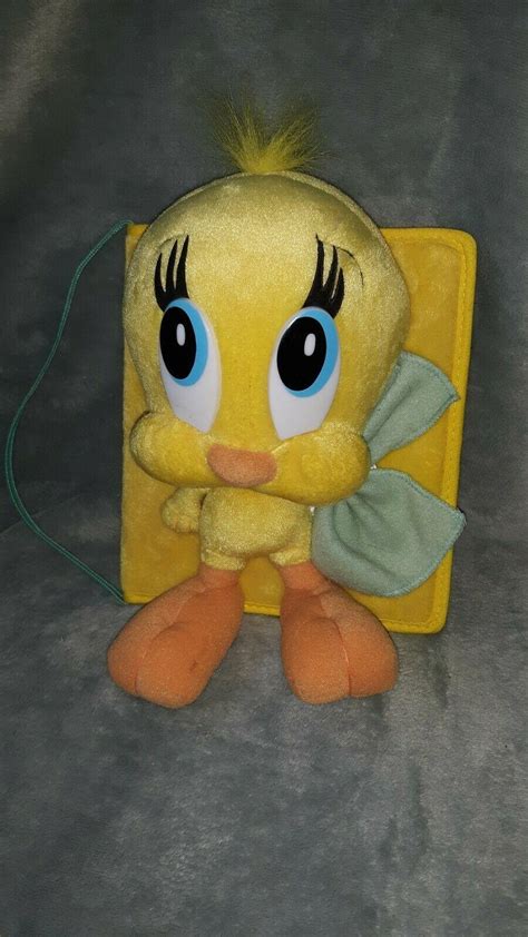 Tweety Bird Plush Looney Tunes Hug Me Books Baby Plush Cute Vintage 90s