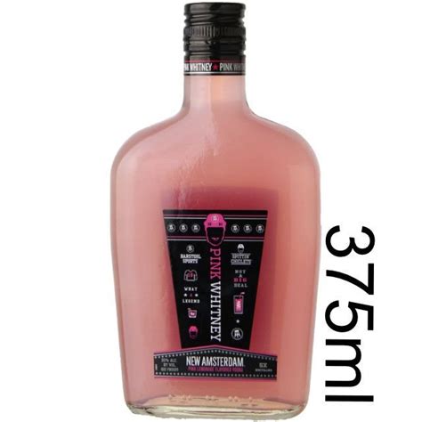 New Amsterdam Pink Whitney Vodka 375ml Chambers Wine And Liquor