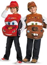 Disney Cars Costumes Lightning Mcqueen Outfits Tow Mater Costume