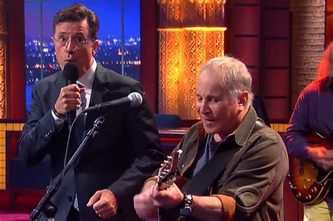 Watch Stephen Colbert And Paul Simon Tribute Band Perform Me And