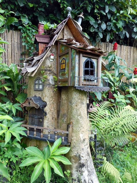 Fairy Tree Houses Fairy Village Fairy Garden Houses Fairy Garden Diy Gnome Garden Dream