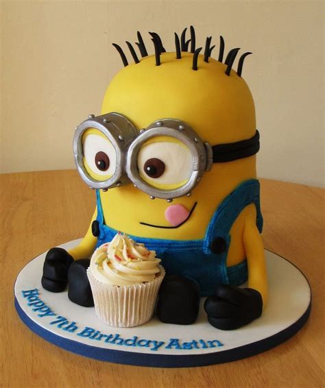 Here are some minion cakes posted on cakesdecor. Minion cake - Dave. | Cakes Design | Pinterest | Minion cakes, Cakes and Minions