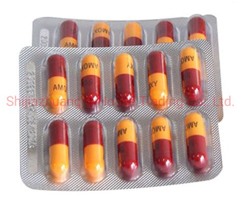 Amoxicillin Capsules Finished Medicines Pharmaceuticals Drugs China