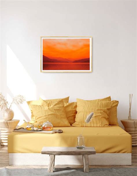 Orange Mountains Of Nepal Limited Edition Of Photography By Viet Ha Tran Saatchi Art