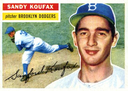 Quick video with a new twist! 1956 Topps Sandy Koufax #79w Baseball Card Value Price Guide