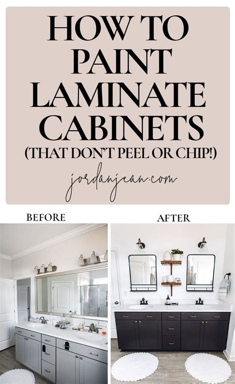 Laminate cabinets require a special bonding primer. How to Paint Laminate Cabinets in 2020 | Painting laminate kitchen cabinets, Laminate cabinets ...