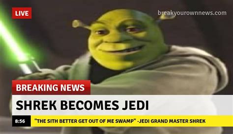Shrek With Sword Meme Humourge