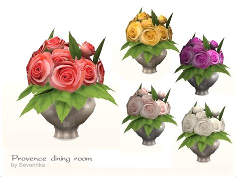 Rose In Vase The Sims 4 Download Simsdomination