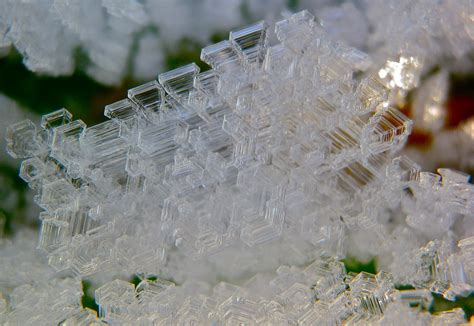 Ice Crystal Structure Ice Crystal Structure Best On Black Flickr