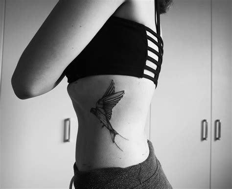 Instagram Photo By Nora • Jul 12 2016 At 5 37pm Utc Bird Tattoo Ribs Rib Tattoo Tattoos