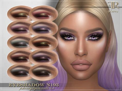 Sims 4 Eyeshadow N193 By Fashionroyaltysims At Tsr The Sims Book