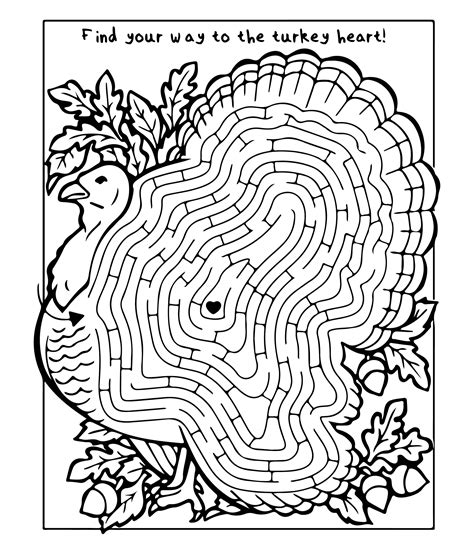 Free Printable Thanksgiving Fun Pages