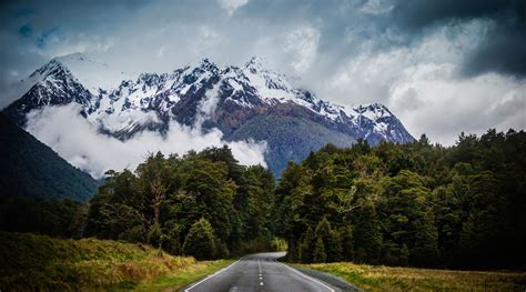 Awesome Mountain Road Hd Wallpaper Mountain Wallpaper Mountain