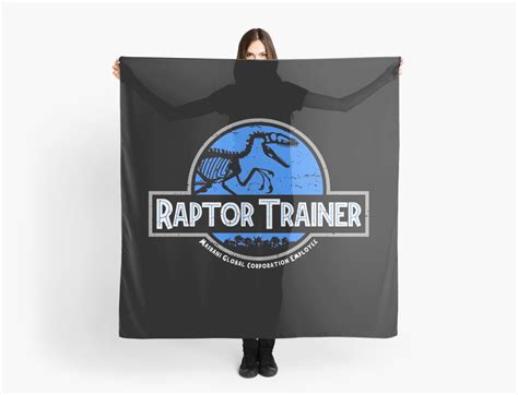 Jurassic World Raptor Trainer Scarves By Adho1982 Redbubble