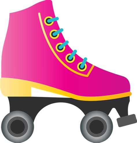 Pink Roller Skates Png Image Png All