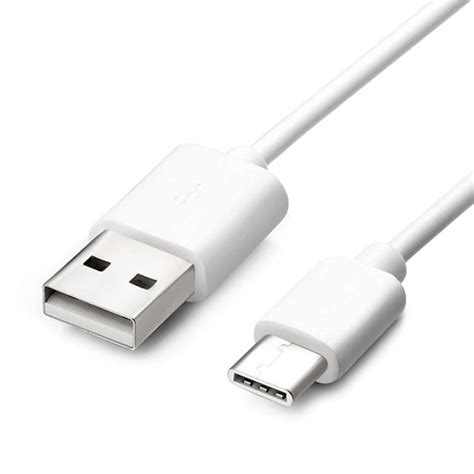 Usb Cable 20 Usb A To Usb C Usb Type C Data Charge Cable 3 Feet White