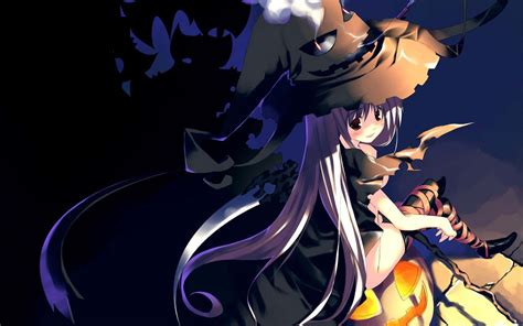 Download Halloween Anime Girl Wallpaper