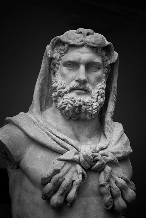 Statue Of Bearded Hercules In Metropolitan Museum Of Art Hercules