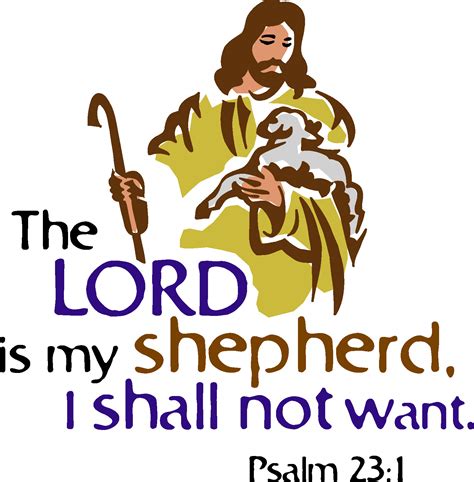 Clipart Of The Lord Is My Shepherd Psalm 23 Logo Free Image Download
