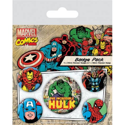 Pins Set Hulk Marvel Comics