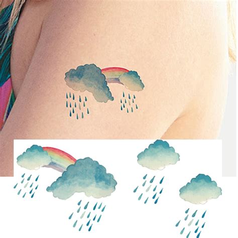 Colored Fashion Waterproof Temporary Tattoo Sticker Women Sex Flash