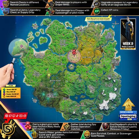 Fortnite Midas Challenges Guide And Cheat Sheet Pro Game Guides