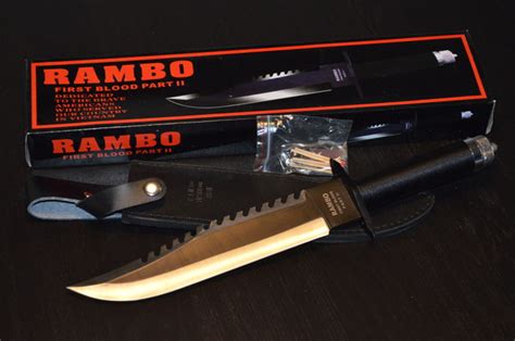 The vendetta and first blood part ii) is a 1985 american film and the first sequel to 1982's first blood. Rambo First Blood Part 2 Knife Deluxe - Catawiki