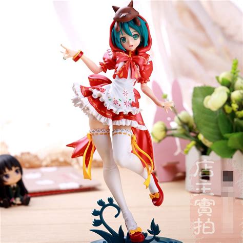 25cm Sexy Hatsune Miku Vocaloid Red Hat Cat Anime Animation Action