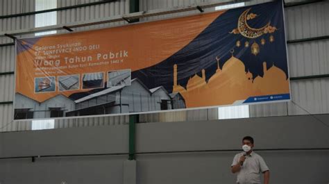 Pabrik Baja Ringan PT BLKP - Syukuran Ulang Tahun PT. Sunpevece Indo