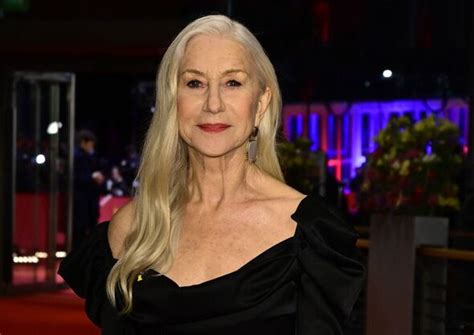 Helen Mirren 77 Looks Unrecognisable As She Unveils Ageless Looks In