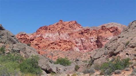 Red Rock Bowl Of Fire Lake Mead National Recreation Area Nevada