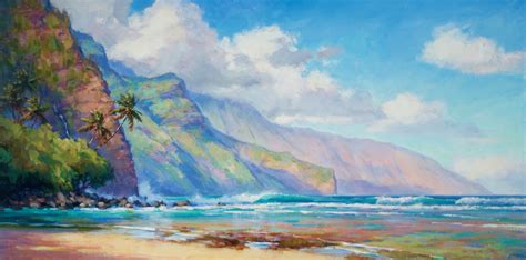 Napali Coast Hawaii Art Oil Painting Art Painting Oil Art Oil