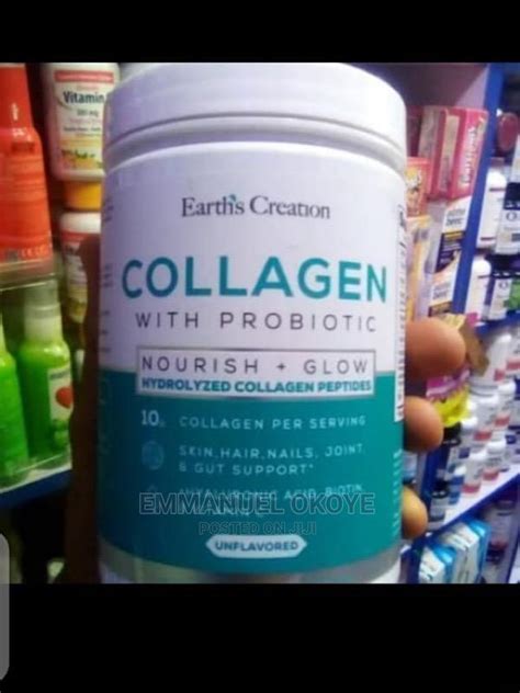 Earths Creation Collagen With Probiotic In Ikeja Vitamins