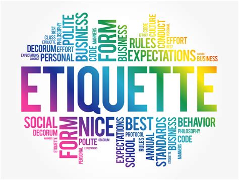 Etiquette Evolves But Its Original Purpose Remains