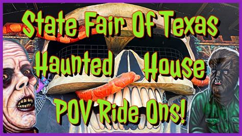 State Fair Of Texas Haunted Houses Full Pov Ride On Traveling Carnival Vintage Dark Ride Youtube