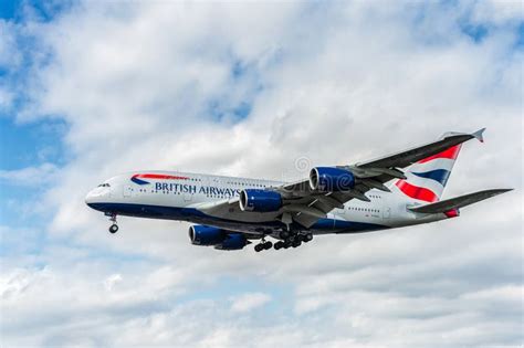 London England August 22 2016 G Xlej British Airways Airbus A380