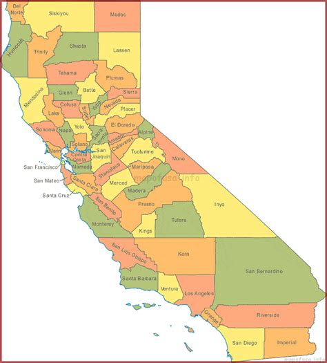 Us Of California State Location Map Map Of Usa World Map